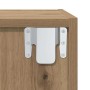 Mueble de TV de Pared 4 pcs Roble artisan 37 x 37 x 107.5 cm
