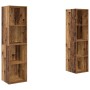 Gabinete de TV 2 pcs Marrón 37 x 37 x 142.5 cm