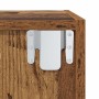 Gabinete de TV 2 pcs Marrón 37 x 37 x 142.5 cm