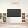 Conjunto de mueble de TV 2 pcs Roble artisan 107 x 35 x 37 cm