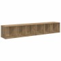 Conjunto de mueble de TV 2 pcs Roble artesanal