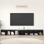 Gabinete de TV 3 pcs Roble negro 37 x 35 x 107.5 cm