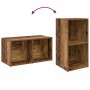 Conjunto de mueble de TV 2 pcs Madera vieja 72 x 35 x 36.5 cm