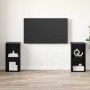 Conjunto de mueble de TV 2 pcs Roble negro 72 x 35 x 36.5 cm