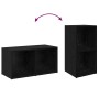 Conjunto de mueble de TV 2 pcs Roble negro 72 x 35 x 36.5 cm