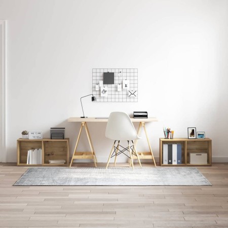 Conjunto de mueble de TV 2 pcs Roble artisan 72 x 35 x 36.5 cm