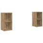 Conjunto de mueble de TV 2 pcs Roble artisan 72 x 35 x 36.5 cm