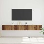 Conjunto de mueble de TV 4 pcs Madera vieja 60 x 30 x 30 cm