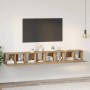 Conjunto de mueble de TV 4 pcs Roble artisan 60 x 30 x 30 cm