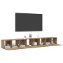 Conjunto de mueble de TV 4 pcs Roble artisan 60 x 30 x 30 cm