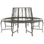 Banco para árbol de jardín acero 160 cm de vidaXL, Bancos de jardín - Ref: Foro24-313033, Precio: 227,99 €, Descuento: %