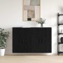 Armarios Montados en la Pared 2 pcs Roble negro