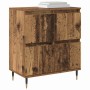 Tableros Lateral 3 pcs Madera vieja 180 x 35 x 70 cm