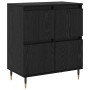 Tableros Lateral 3 pcs Roble negro 180 x 35 x 70 cm