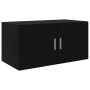 Armario de almacenamiento Roble negro 80 x 41 x 225 cm