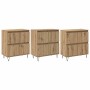 Tableros Lateral 3 pcs Roble artisan 180 x 35 x 70 cm