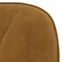 Silla de oficina giratoria de terciopelo marrón de vidaXL, Sillas de oficina - Ref: Foro24-344875, Precio: 79,65 €, Descuento: %