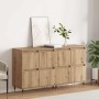 Tableros Lateral 2 pcs Roble artisan 120 x 35 x 70 cm