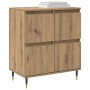 Tableros Lateral 2 pcs Roble artisan 120 x 35 x 70 cm