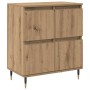 Tableros Lateral 2 pcs Roble artisan 120 x 35 x 70 cm