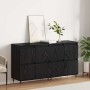 Tableros Lateral 2 pcs Roble negro 120 x 35 x 70 cm