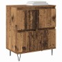 Tableros Lateral 2 pcs Madera vieja 120 x 35 x 70 cm