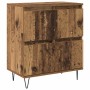 Tableros Lateral 2 pcs Madera vieja 120 x 35 x 70 cm