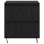 Tableros Lateral 2 pcs Roble negro 120 x 35 x 70 cm