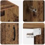 Armarios Montados en la Pared 2 pcs Madera vieja