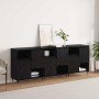 Tableros Lateral 3 pcs Roble negro 180 x 35 x 70 cm