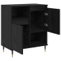 Tableros Lateral 3 pcs Roble negro 180 x 35 x 70 cm