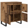 Tableros Lateral 2 pcs Madera vieja 120 x 35 x 70 cm