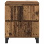 Tableros Lateral 2 pcs Madera vieja 120 x 35 x 70 cm