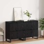 Tableros Lateral 2 pcs Roble negro 120 x 35 x 70 cm