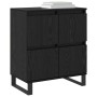 Tableros Lateral 2 pcs Roble negro 120 x 35 x 70 cm
