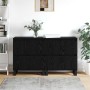 Tableros Lateral 2 pcs Roble negro 120 x 35 x 70 cm