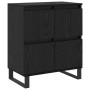 Tableros Lateral 2 pcs Roble negro 120 x 35 x 70 cm