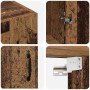 Armarios Montados en la Pared 2 pcs Madera vieja