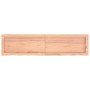 Estante pared madera roble tratada marrón claro 120x30x(2-6) cm