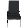 Tumbona con reposapiés 2 unidades ratán sintético gris de vidaXL, Tumbonas - Ref: Foro24-317633, Precio: 208,13 €, Descuento: %