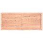 Estante pared madera roble tratada marrón claro 120x50x(2-6) cm