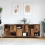 Tableros Lateral 3 pcs Madera vieja 180 x 35 x 70 cm