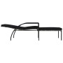 Lounger with footrest 2 units gray synthetic rattan by vidaXL, Loungers - Ref: Foro24-317633, Price: 208,13 €, Discount: %