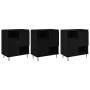 Tableros Lateral 3 pcs Roble negro 180 x 35 x 70 cm