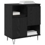 Tableros Lateral 3 pcs Roble negro 180 x 35 x 70 cm