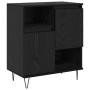 Tableros Lateral 3 pcs Roble negro 180 x 35 x 70 cm