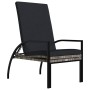 Tumbona con reposapiés 2 unidades ratán sintético gris de vidaXL, Tumbonas - Ref: Foro24-317633, Precio: 208,13 €, Descuento: %