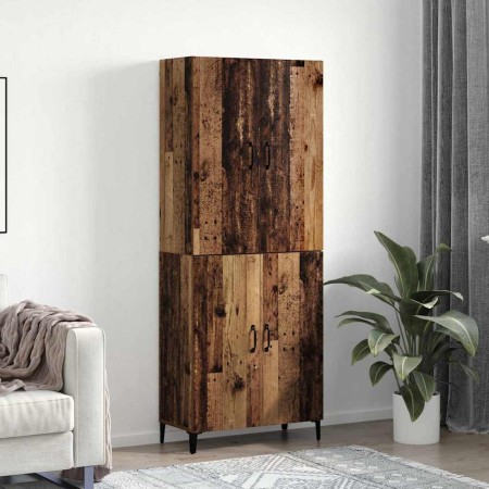 Alacena 2 pcs Madera vieja 69.5 x 34 x 180 cm