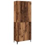 Alacena 2 pcs Madera vieja 69.5 x 34 x 180 cm