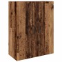 Alacena 2 pcs Madera vieja 69.5 x 34 x 180 cm